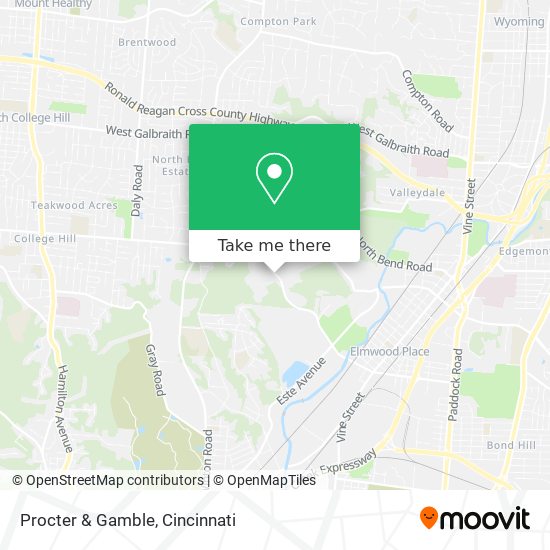 Mapa de Procter & Gamble