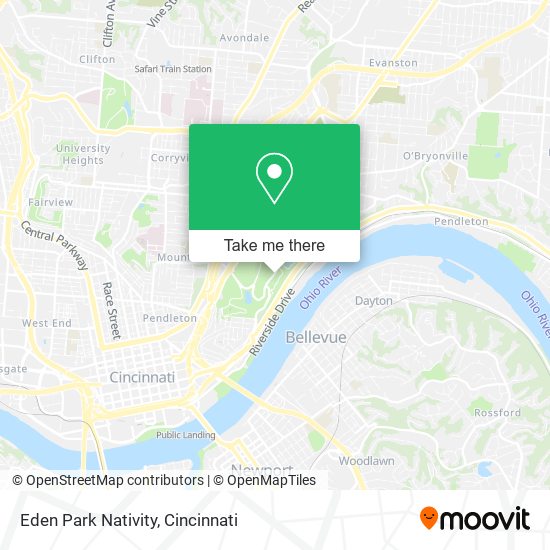 Mapa de Eden Park Nativity