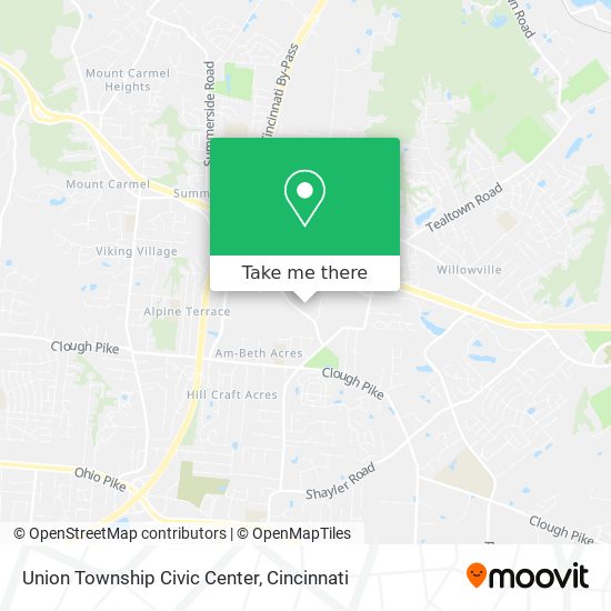 Union Township Civic Center map