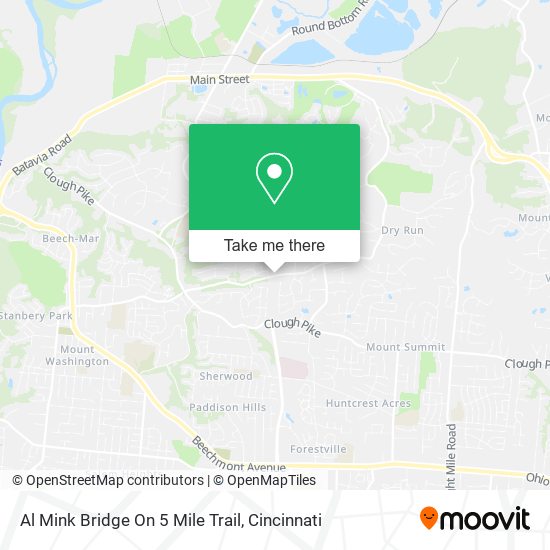 Mapa de Al Mink Bridge On 5 Mile Trail