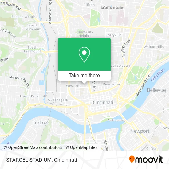 STARGEL STADIUM map