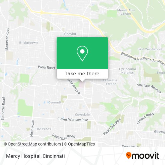 Mercy Hospital map