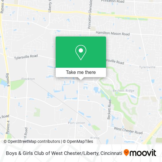 Mapa de Boys & Girls Club of West Chester / Liberty