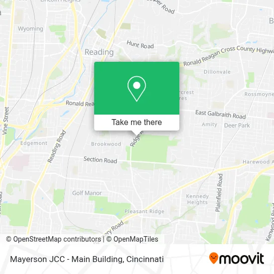 Mayerson JCC - Main Building map