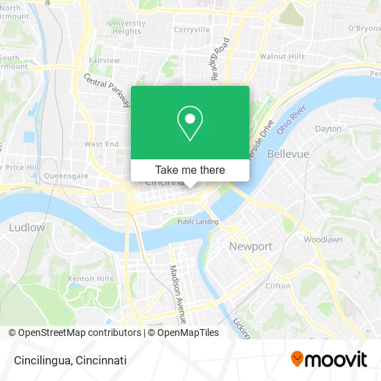 Cincilingua map