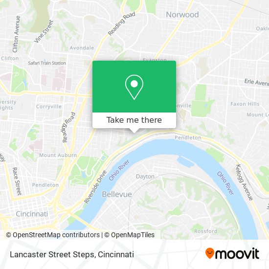 Mapa de Lancaster Street Steps