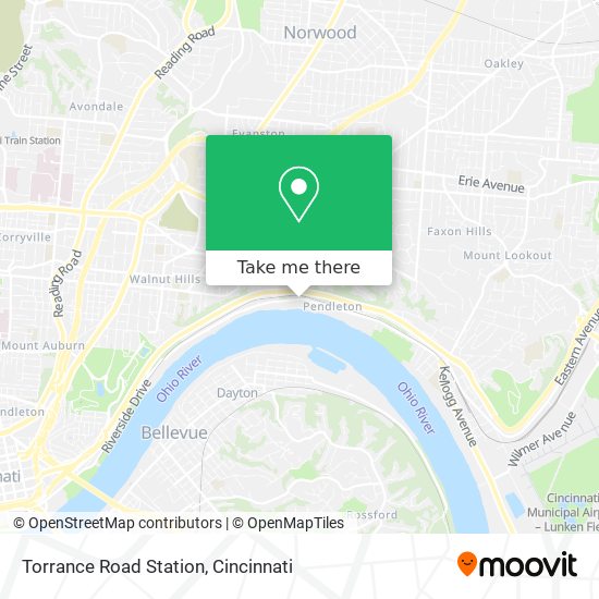 Torrance Road Station map