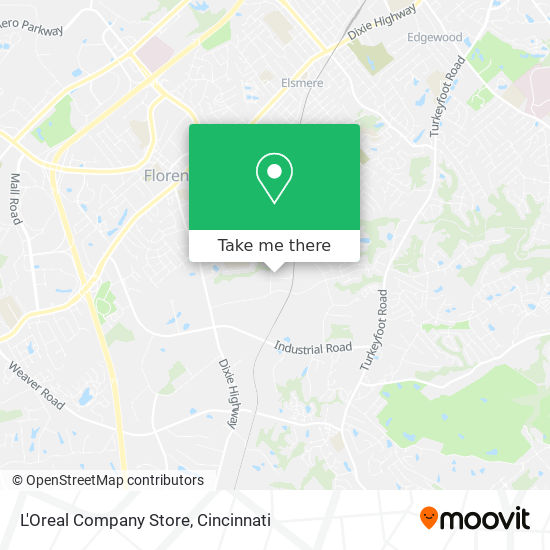 L'Oreal Company Store map