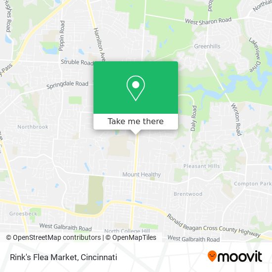Rink's Flea Market map