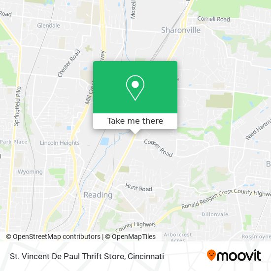 Mapa de St. Vincent De Paul Thrift Store