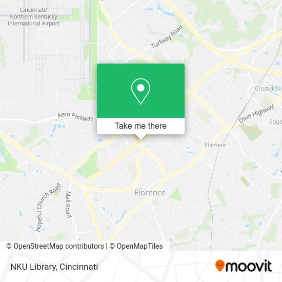 NKU Library map