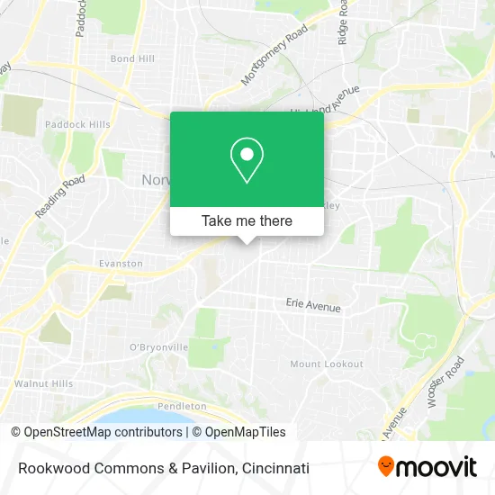 Rookwood Commons & Pavilion map