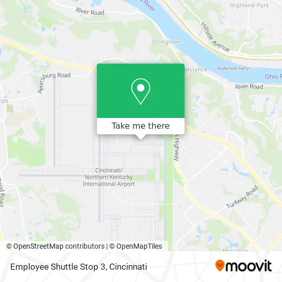Employee Shuttle Stop 3 map