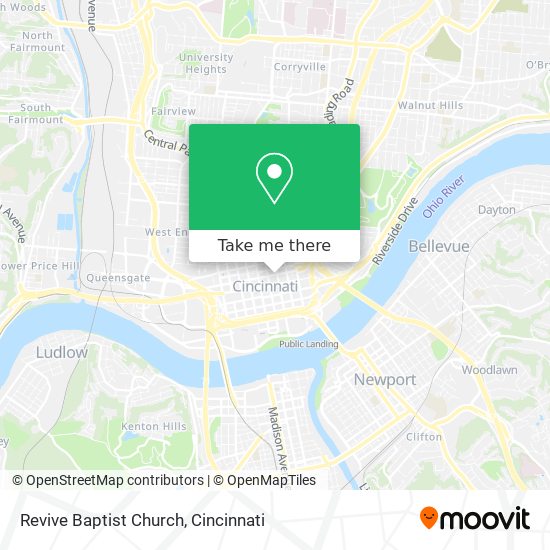 Revive Baptist Church map