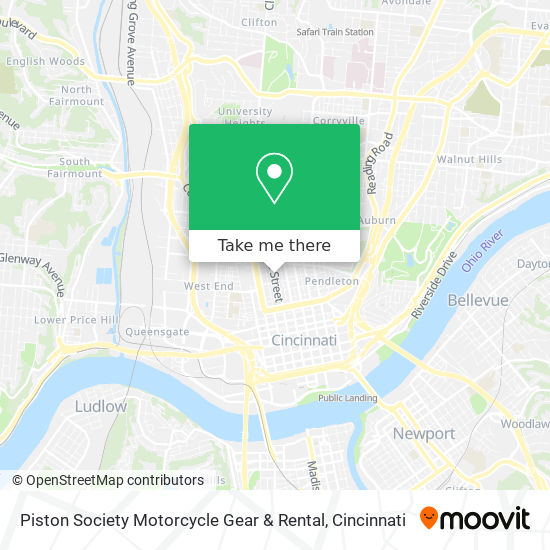 Piston Society Motorcycle Gear & Rental map