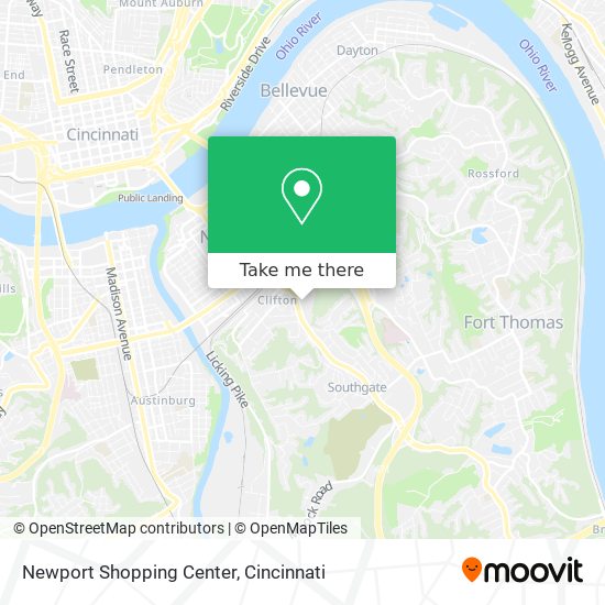 Mapa de Newport Shopping Center