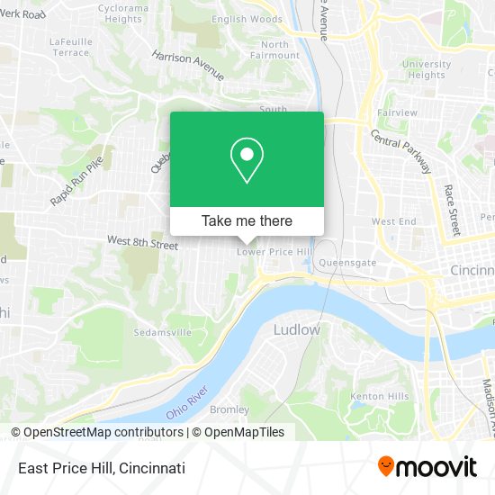 Mapa de East Price Hill