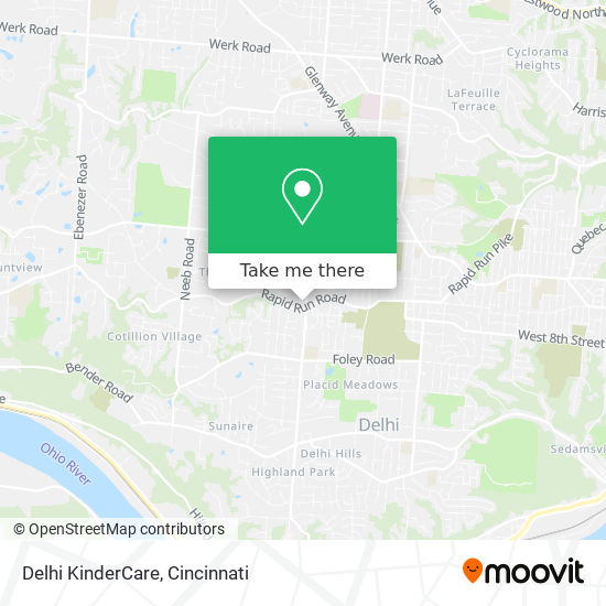 Delhi KinderCare map