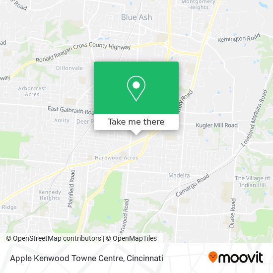 Mapa de Apple Kenwood Towne Centre