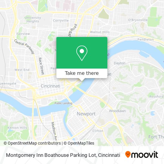 Mapa de Montgomery Inn Boathouse Parking Lot