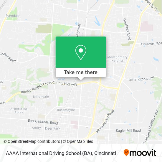 AAAA International Driving School (BA) map