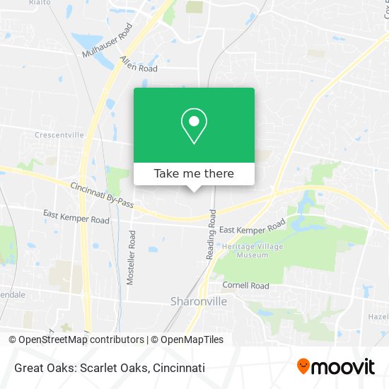 Great Oaks: Scarlet Oaks map