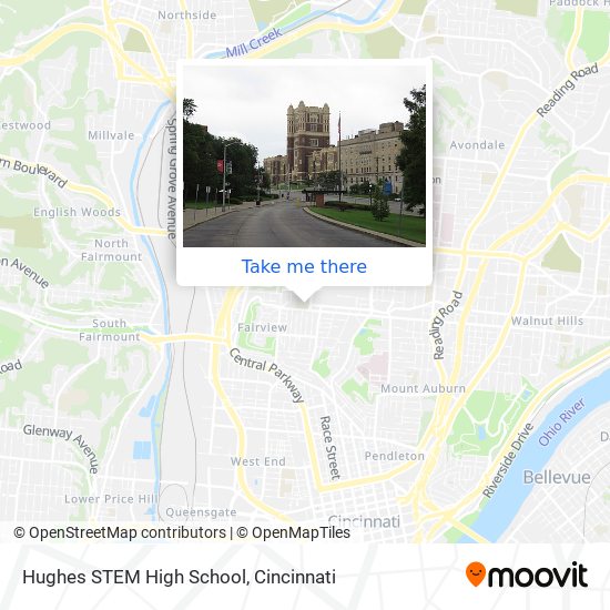 Hughes STEM High School map