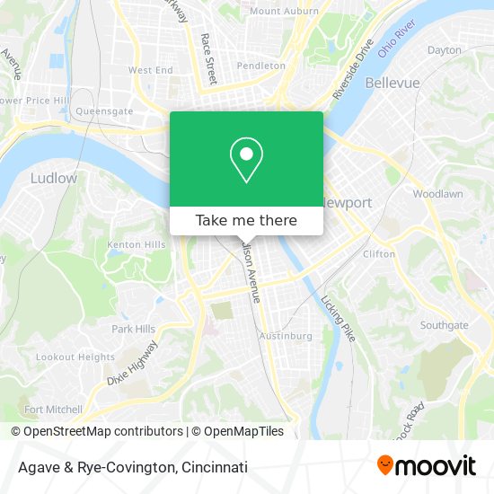 Mapa de Agave & Rye-Covington