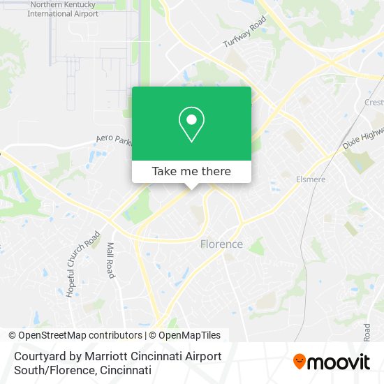 Courtyard by Marriott Cincinnati Airport South / Florence map