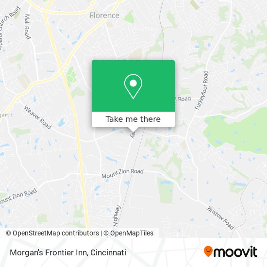 Mapa de Morgan's Frontier Inn