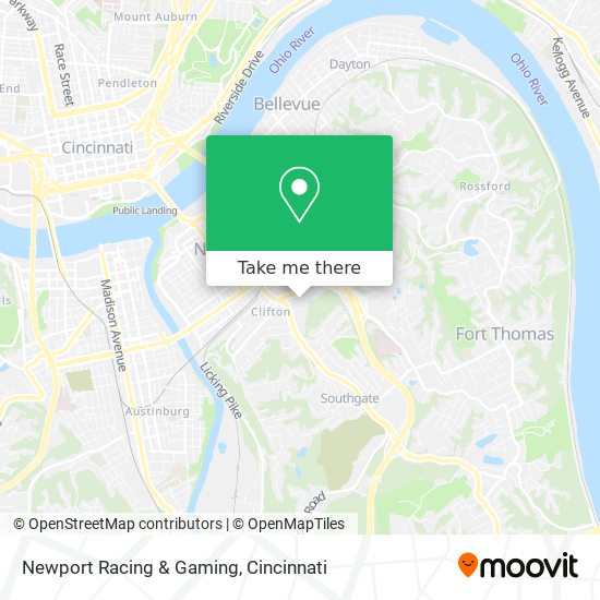 Mapa de Newport Racing & Gaming