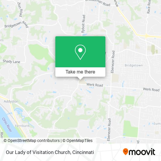 Our Lady of Visitation Church map