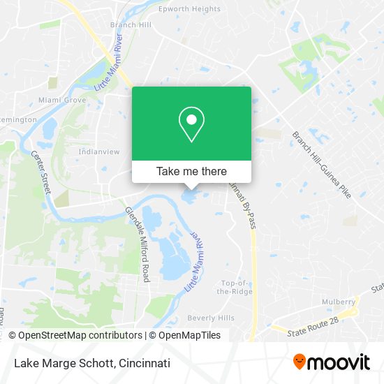 Lake Marge Schott map