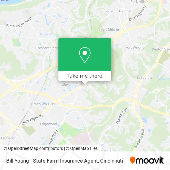 Bill Young - State Farm Insurance Agent map