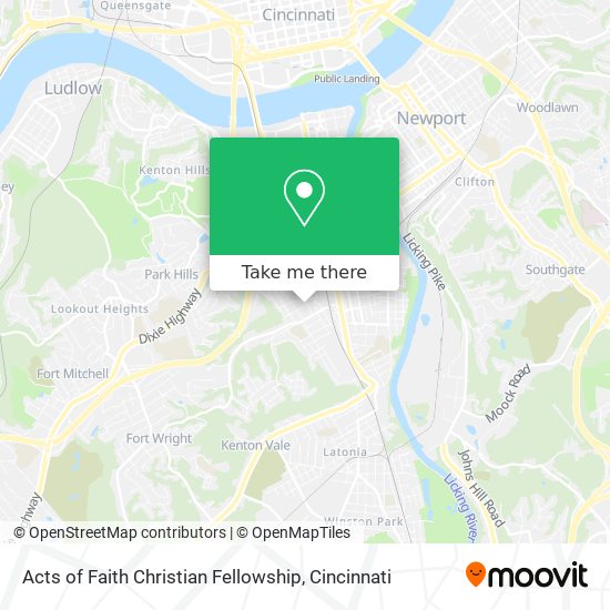 Acts of Faith Christian Fellowship map