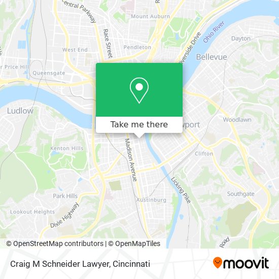 Craig M Schneider Lawyer map