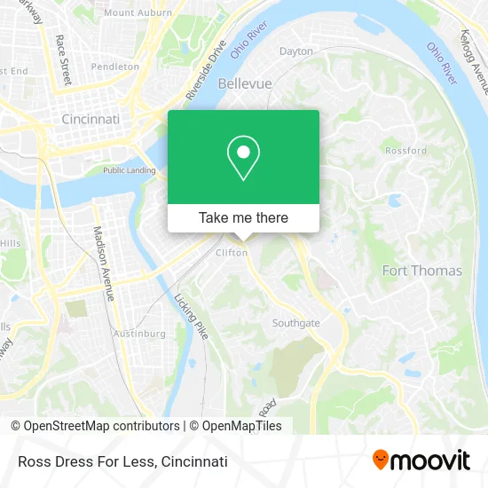 Ross Dress For Less map