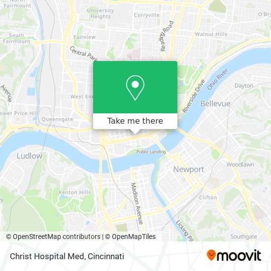 Christ Hospital Med map