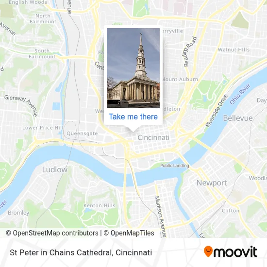 St Peter in Chains Cathedral map