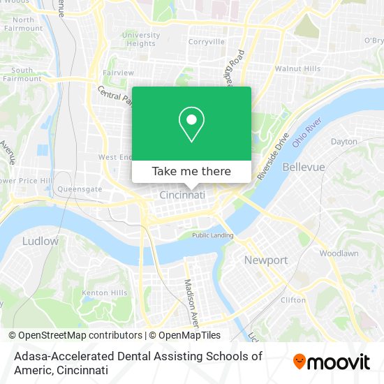 Adasa-Accelerated Dental Assisting Schools of Americ map