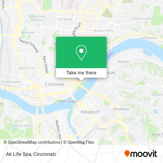 Ak Life Spa map