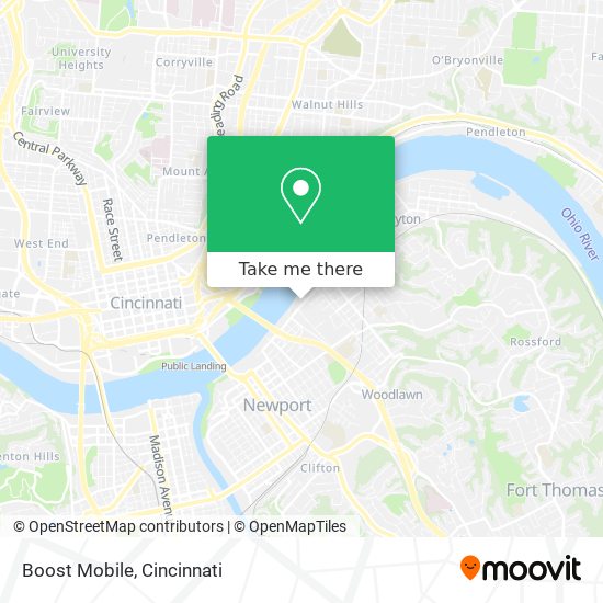 Boost Mobile map