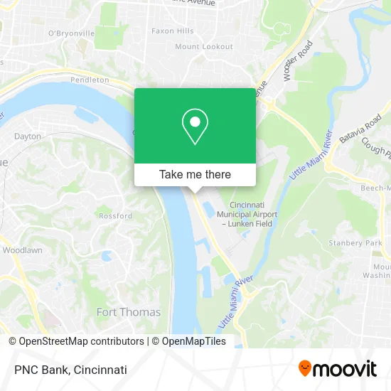 PNC Bank map