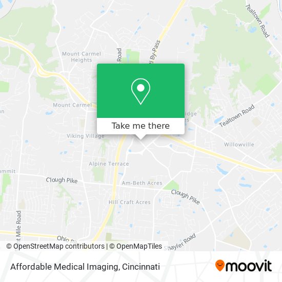 Affordable Medical Imaging map