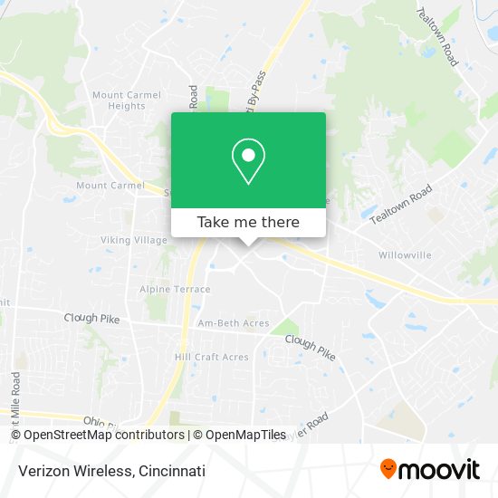 Verizon Wireless map