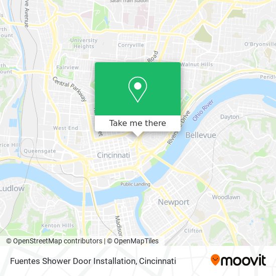 Fuentes Shower Door Installation map