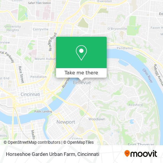 Horseshoe Garden Urban Farm map