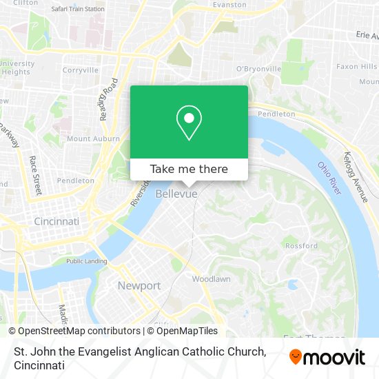 St. John the Evangelist Anglican Catholic Church map