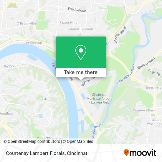 Courtenay Lambert Florals map