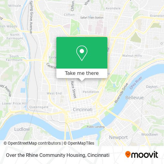 Mapa de Over the Rhine Community Housing